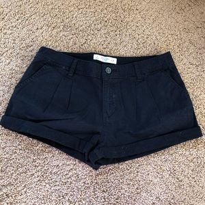 Abercrombie black shorts